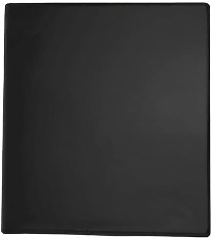 ANQKYO Tapis pour Dessus De Machine à Laver 1PSC Silicone Washing Machine Top Cover Non-Slip Silicone Mat for Washer and Dryer Top Washing Machine Cover Mat for Bathroom Kitchen(Black,L)