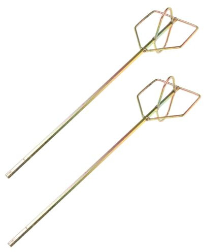 Angoily 2piezas Varilla Agitadora Para Mezcladora De Pintura Accesorio De Taladro Portátil Mezcladora De Herramienta Para Mezclar Pintura Varilla Para Mezclar Concreto