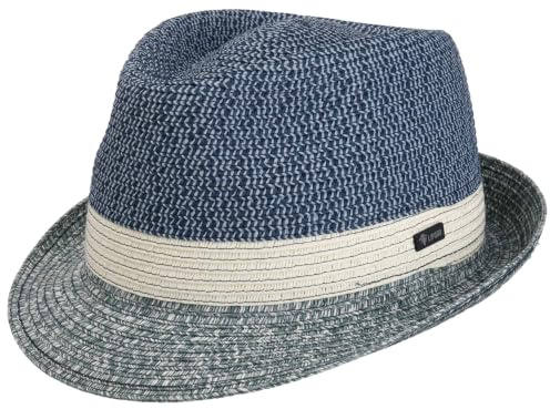 CAPPELLISHOP Livasca Cappello Trilby Tessuto Prodotto in Italia Unisex Primavera Estate