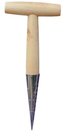 Trivella per Piante | Attrezzo Manuale con Impugnatura a T per Scavare Buche da Semina,Attrezzo di Precisione per Orto Giardino e Serra con Pomodori Cetrioli Carote