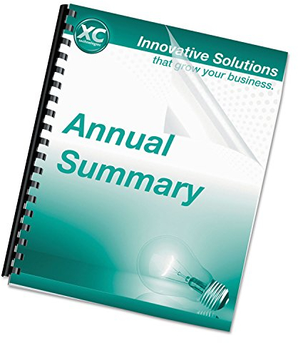 Fellowes 5204303 Einbanddeckel, transparent, aus PVC, 8 mm Buchstaben, 200 Stück