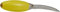 Tefal K2080614 - Cuchillo Pomelo (Acero Inoxidable, 16,9 x 3,2 x 3,2 cm), Color Amarillo