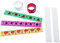 mia mai Buttons Schnapparmbänder zum Bemalen (10 Stück, Metallarmband mit Stoffüberzug) - Mitgebsel für Kinder (10 Stück)