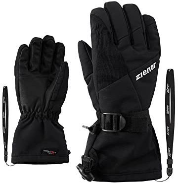 Ziener Kinder LANI Ski-Handschuhe/Wintersport | wasserdicht atmungsaktiv, black, 6