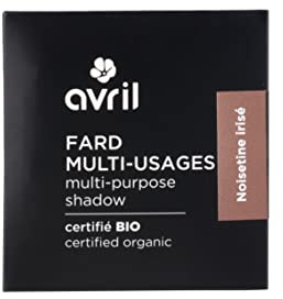 Avril - Fard Multi-Usages Bio - Texture Douce et Soyeuse - Sourcils, Joues, Visage - Vegan, Certifié Bio Ecocert - Fabriqué en France - Recharge 2,5g
