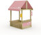 Wickey Sandkasten Dinky mit pastellpinkem Dach - Sandbox 113 x 84 x 28 cm - imprägniertes Massivholz