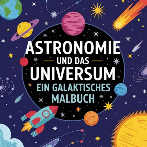 Astronomie und das Universum ein Galaktisches Malbuch