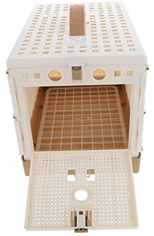VERDANVERSE Cage d'entraînement pour pigeons pliable en ABS avec poignée lavable multifonction pour pigeons et petits animaux de compagnie fournitures pour animaux