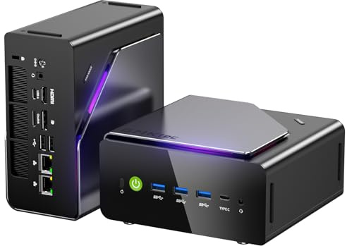 GMKtec K15 AI Mini PC Intel Core Ultra 5 125U, versione Bareboni senza RAM/SSD/SO, PC desktop con accelerazione IA, espansione di storage 3X M.2 2280, Dual Nic 2.5GbE, HDMI 2.1, USB4