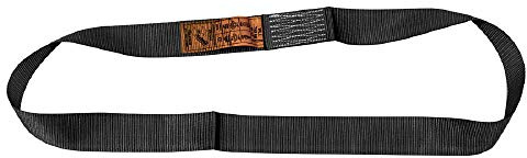 PETEX 47110204 Einweg-Hebeband WLL 750 kg, Länge 0.375 m, Umfang 0.75 m, Breite 48 mm, Schwarz