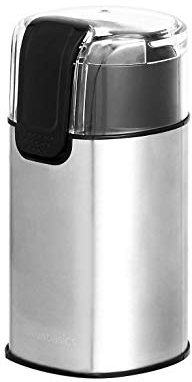 Amazon Basics Stainless Steel Electric Coffee Bean Grinder