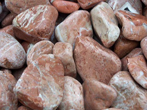 GYD Saco Piedra Jardin Canto RODADO Rojo Alicante 20-40 MM 20 KG
