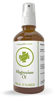 Magnesiumöl in Glasflasche inkl. Zerstäuber/Sprühkopf 100 ml