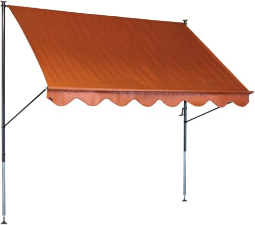 Angerer Freizeitmöbel GmbH Tenda da Sole a Morsetto Standard, Montaggio Senza Fori e tasselli, Ideale per Appartamenti in affitto (Terra, 200 cm)