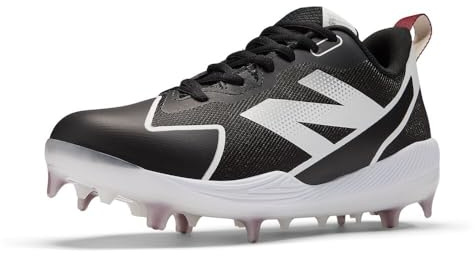 New Balance Women's FuelCell Romero Duo V2 Composite Softball Shoe, Black/White, 10.5 W