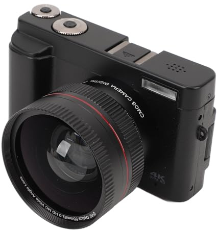Fotocamera Digitale 4K Ad Alta Definizione con Messa a Fuoco Automatica per Vlogging per la Registrazione Quotidiana