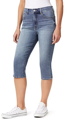 WallFlower Fearless Curvy 17.5 Jean Capris for Women Super High-Rise Insta Vintage Denim - Juniors Jeans - Anissa, 3