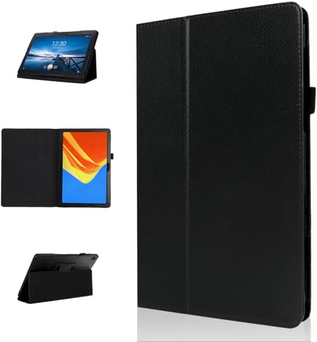Coque Tablette Tab A9 Plus 11 Pouces 2023, Housse Fine en Cuir PU avec Fonction Veille/Sommeil Automatique, Protection Solide et légère, Pochette Tablette Compatible SM-X210/X215/X216/X218, Noir