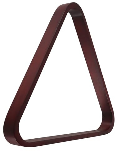 VANZACK Cadre Triangulaire en Bois Massif pour Billard Anglais Support Stable Et Portable pour Placement Précis des Boules Accessoires De Billard pour Clubs Et Usage Domestique 12.60X11.42X1.26In