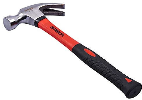 Amtech A0240 8oz (225g) Claw Hammer with fibreglass Shaft