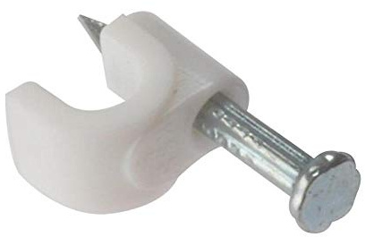 Forgefix RCC67W - Grapa para cables (tamaño: 6-7 mm)