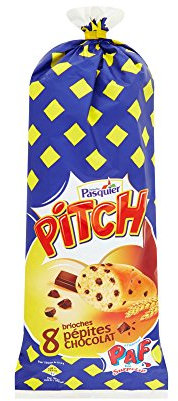 Brioche Pasquier Pitch Brioches Pépites Chocolat 8 x 37,5 g