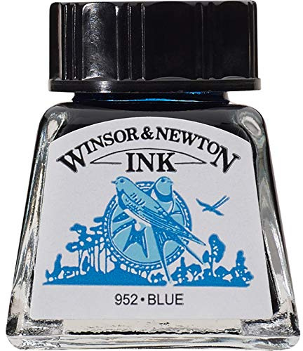 Winsor & Newton 14ml Drawing Ink Bottle - Blue
