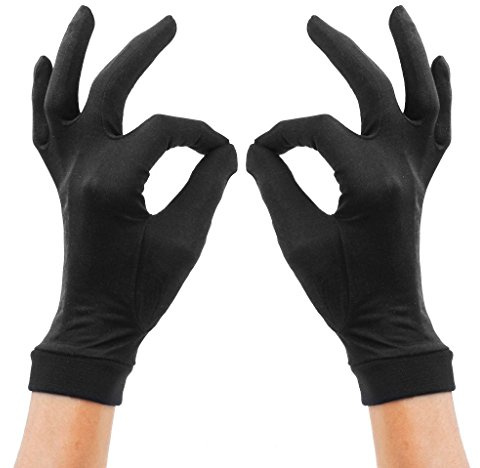 Lsharon Gants en soie Mulberry avec doublure thermique Pour ski, cyclisme