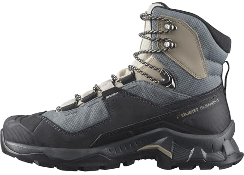 Salomon Quest Element Gore-Tex wasserdichte Damen Outdoorschuhe, Outdoor-bereit, Geländegängige Stabilität, Outdoor-Musthaves, Ebony, 39 1/3