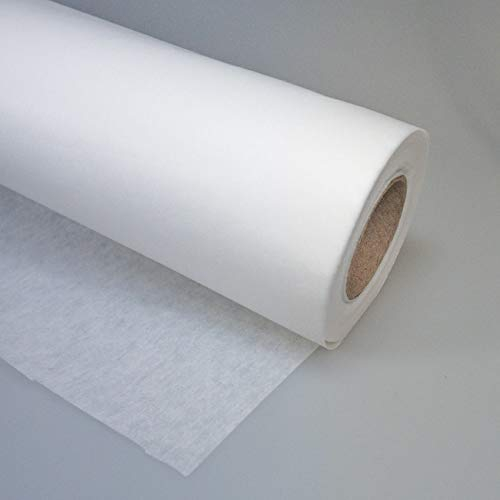Stofftreff Santi Styvlin, die Alternative zu H200 fixierbares Bügelvlies/Bügeleinlage in Industriequalität– Klebevlies Vliesstoff aufbügelbar, Weiß