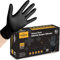 TitanFlex Black Nitrile Gloves Heavy Duty 6-mil, 100 Count Medical Grade Disposable Gloves Latex Free & Powder Free Finger Texture Non-Slip for Tattoo, Cooking, Food Prep, Cleaning (Medium)