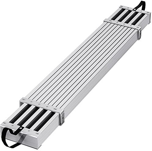 YITAHOME 8-13ft Telescoping Plank, Aluminum Work Plank,Aluminum Extension Plank 440lbs Capacity, Aluminum Scaffolding Plank with Skid-Proof Platform Scaffold Ladder Accessory