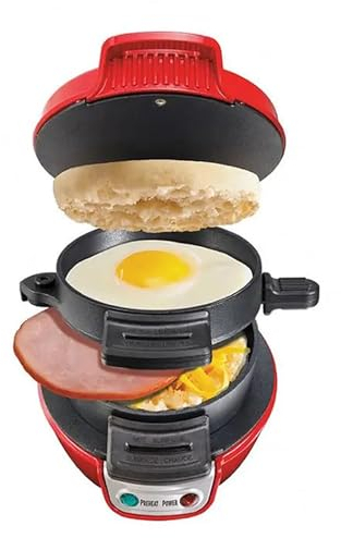 Presse à hamburger commerciale,machine à sandwich double petit-déjeuner avec revêtement antiadhésif amovible et lavable,complète en 5 minutes,pour faire un panini sandwich à hamburger