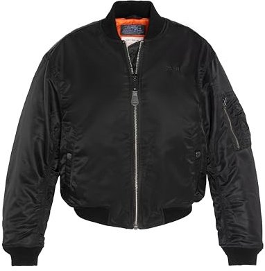 Schott NYC AIRF90WRS Jacket, Noir, XL Femme