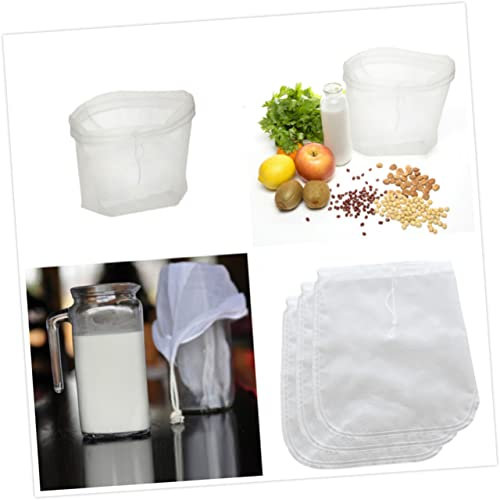 Alipis Nut Milk Bag 12 Inch Filter Pouch for Soy Milk Cheese Yogurt Making Reusable Food Strainer with Easy Drawstring Closure for Smooth Juice and Plant-Based Drinks