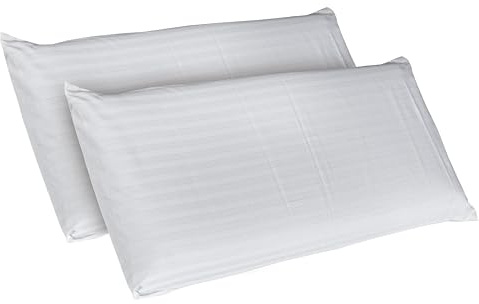 PIKOLIN Pack de 2 Almohadas de Fibra | Firmeza Baja | para Niños o Dormir Boca Abajo | Tratamiento Higiénico Ultrafresh | Petit Plus