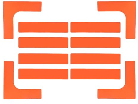 manhegari Pickleball - Set di marcature per campi da Gioco, Antiscivolo, Portatili, per la Scuola, Lo Sport, Il, Il Prato, l'allenamento, Il Giardino