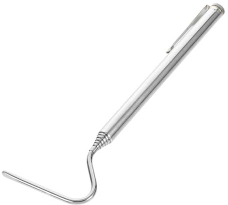 CORHAD Crochet Serpent Extensible Acier Inoxydable Outil de Capture Sécurisé et Portable pour Manipulation Reptiles et Contrôle des Serpents