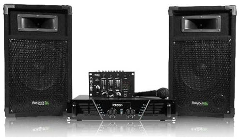 Pack sono 480W + table de mixage + 2 HP + mic