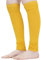 Mysocks Leg Warmers Extra Soft Stylish Fancy Winter 80s Party Dance Accessories Long Legwarmers for Women Girls Ladies Plain Yellow