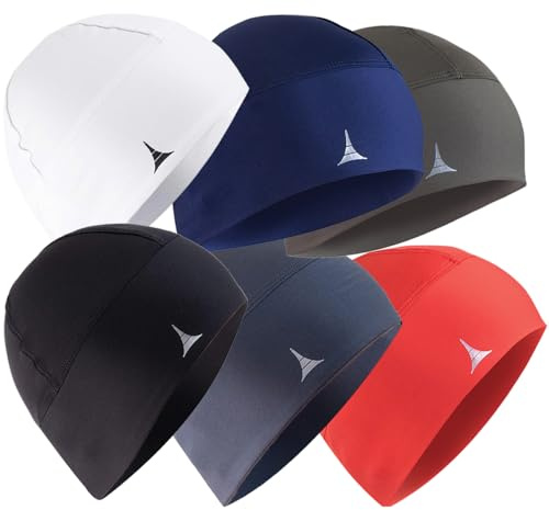 Helmet Liner Sweat Wicking Skull Cap Beanie. Ultimate Performance Moisture Wicking. Fits Under Helmets