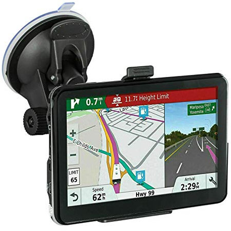 Riloer Navigationsgeräte für Auto Tragbares Auto GPS Navigator,7 Zoll für LKW Kapazitiver Touchscreen HD Karte FM,3D Autokonsole,von Europa und Echtzeit-Verkehrsinformationen