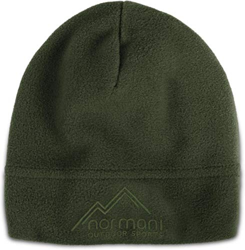 normani Trendige Winter- & Skimütze aus Mikrofleece Farbe Dark Green