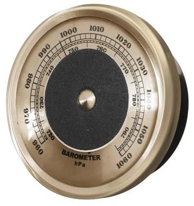 Stazione Meteorologica - Barometro 3 In 1 Con Igrometro E Termometro Integrati | Termometro Igrometro Per Interni, Indicatore Di Umidità Da 70 Mm, Indicatore Di Temperatura E Umidità