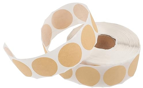 HEMOTON Autocollants pour Tir à La Cible Autocollants Professionnels Circulaires, Papier Adhésif Solide 1 Pouce, 1000 Pièces, Réparation Pratique pour Entraînement De Tir Sportif
