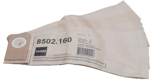 Lot de 10 sacs en papier pour aspirateur TASKI Jet 38/50