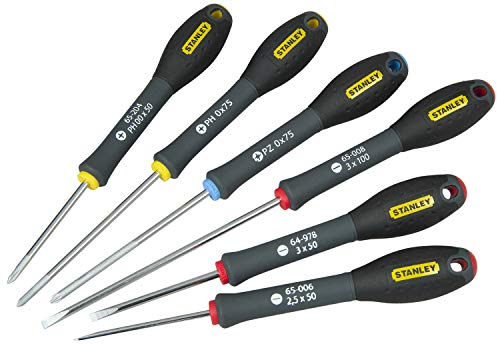 STANLEY 0-65-492 Cacciaviti, Str - Ph - Pozi, Set di 6 pz
