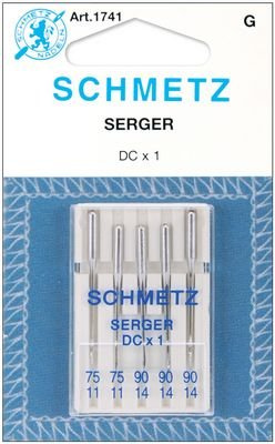 SCHMETZ Overlock (DCX1) Sewing Machine Needles - Carded - Assortment