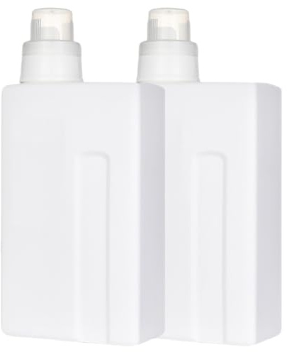 Zerodeko 1000Ml Empty Laundry Detergent Bottle Leak-Proof Refillable Fabric Conditioner Storage Bottle for Household Laundry Liquid Dispenser