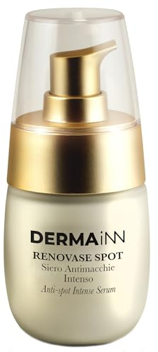 Renovase SPOT - Siero Antimacchia Viso, Crema Antimacchie Viso con Glutatione e Acido Ialuronico | Crema Shiarente Macchie, Senza Profumo, Omega 3, Siero Acido Ialuronico per Tutti i Tipi di Pelle